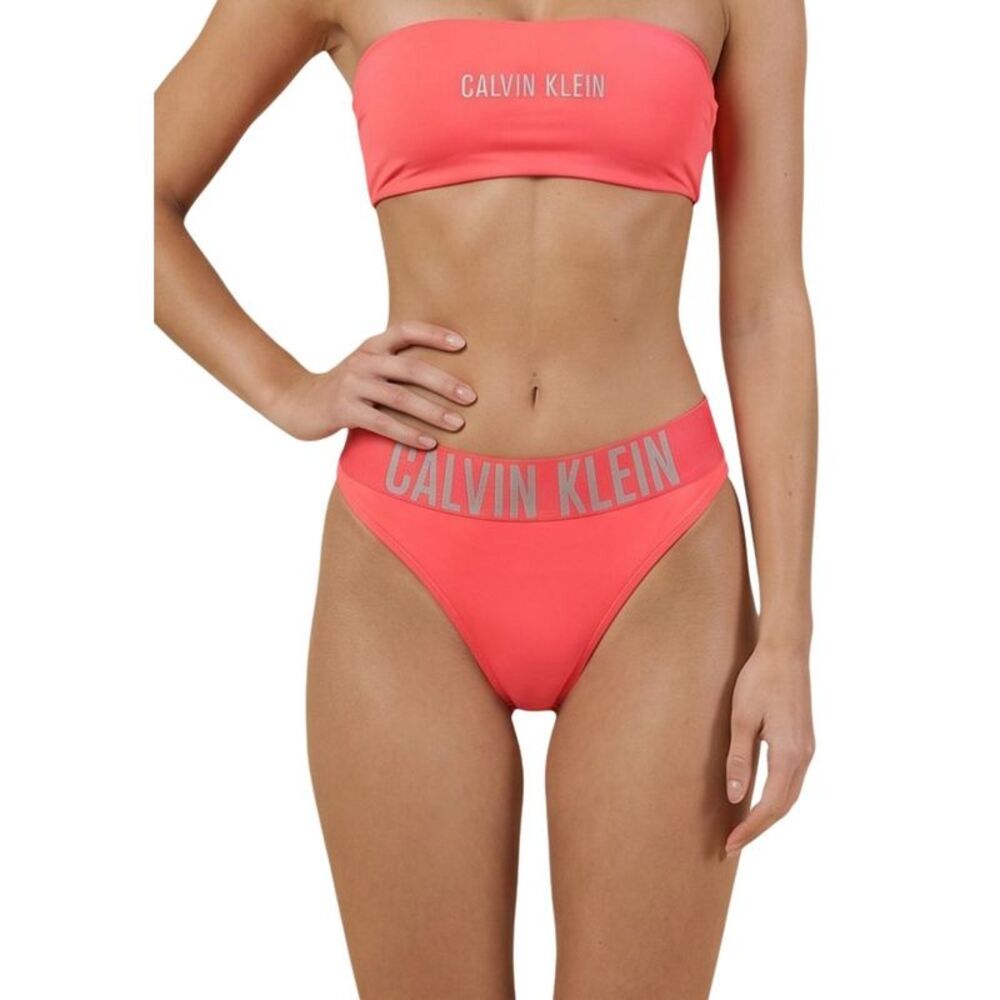 Calvin Klein Jeans Orange Recycled Polyester Swim Women's Briefs